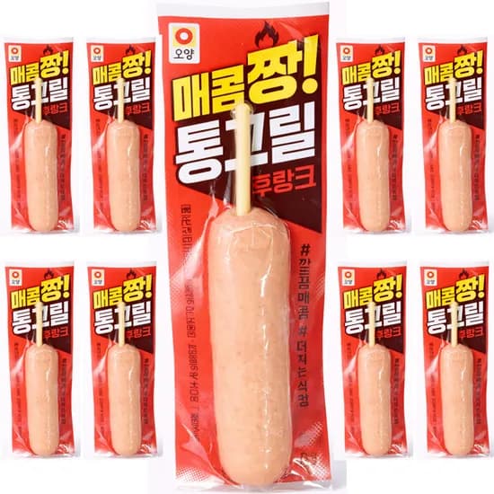 사조오양 매콤팡 통그릴후랑크 70g 10개