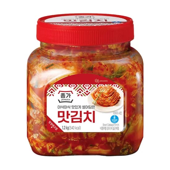 종가 먹기좋게 썰은 맛김치 1.2kg 1개