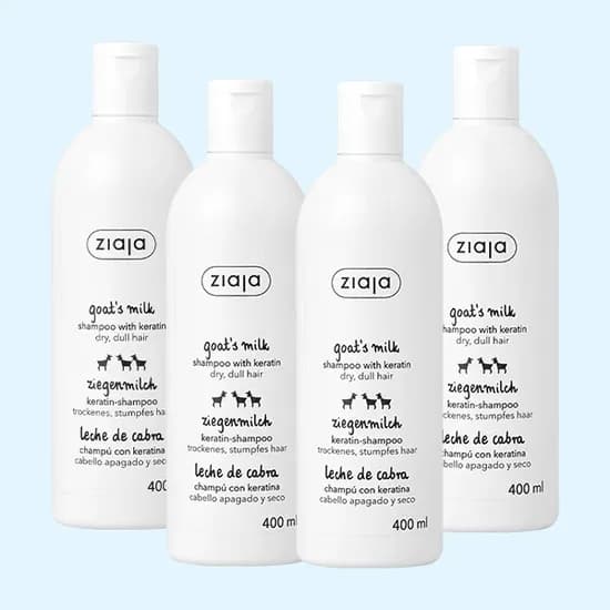 지아자 산양유 헤어샴푸, 400ml, 4개