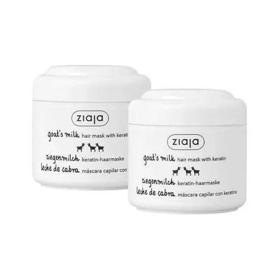 지아자 산양유 케라틴 헤어 마스크팩 200ml 1+1 구성 총 2개