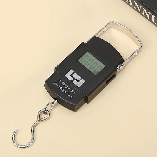 빌릿 여행용 저울 ANNUA, 블랙, 1개