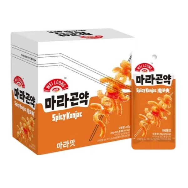 웨이롱 마라곤약 마라맛 20g 10개 6,190원