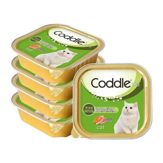 코들 고양이 캔 통조림 간식, 연어, 100g, 12개