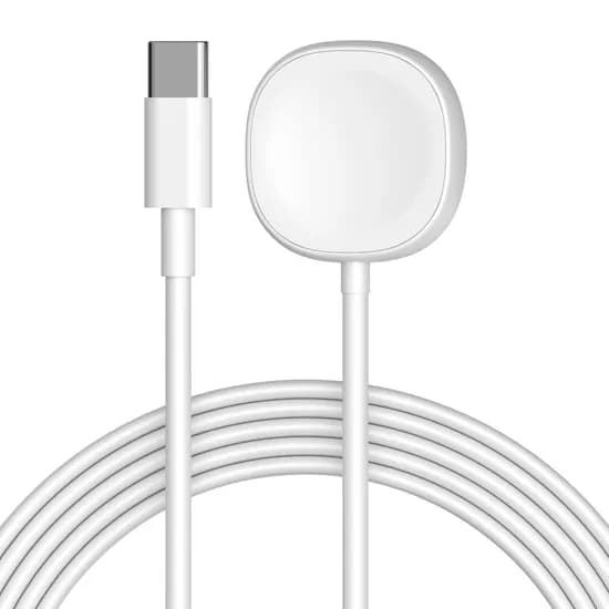 비하겐 애플워치 충전기 USB-C타입 싱글, 애플워치 2-10/SE/SE2/ULTRA1/ULTRA2 호환, 화이트, 1개