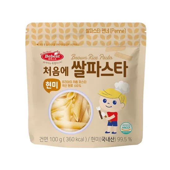 베베스트 처음에 쌀파스타 현미 100g 6개