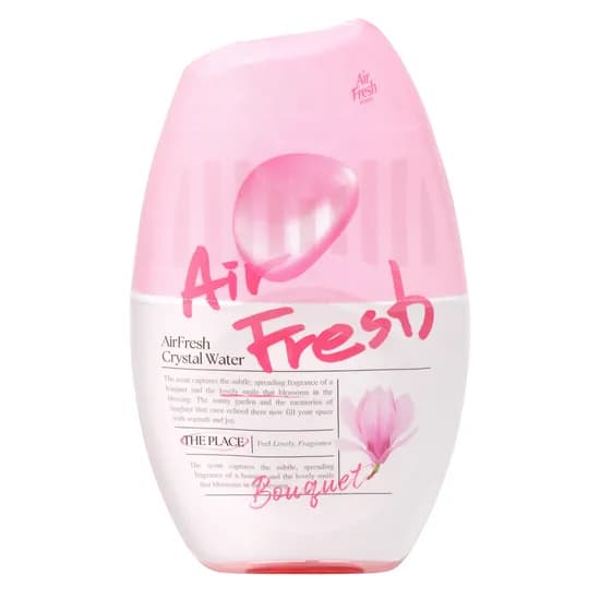 에어후레쉬 크리스탈워터 실내용 대용량 방향제 그린애플향 400ml 3개
