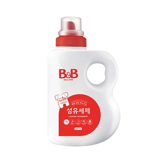 비앤비 섬유세제 용기형 구형 본품 1500ml 1개
