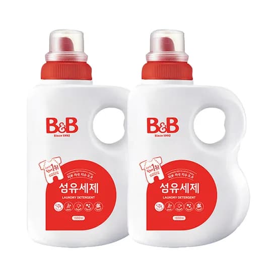 비앤비 섬유세제, 1.5L, 2개