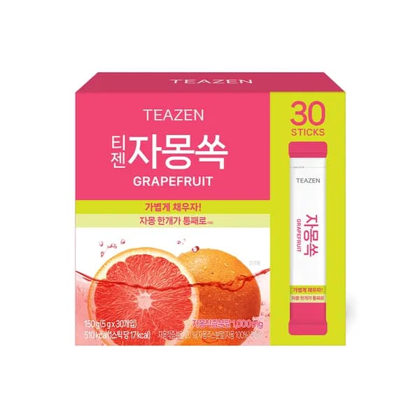 티젠 자몽쏙 자몽 5g 30스틱 1개