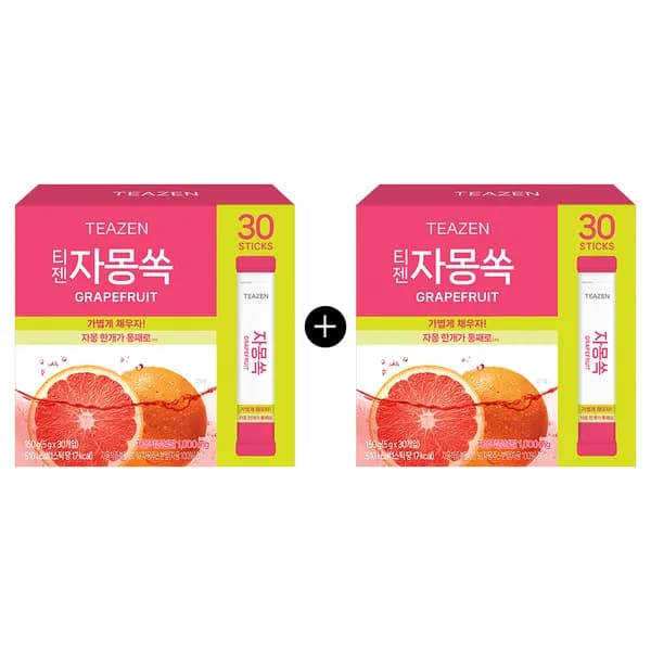 티젠 자몽쏙 5g 30스틱입 2박스