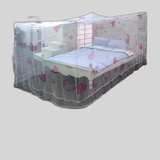 온돌방모기장 사각메쉬모기장 침대모기장 거실모기장, 색상, 200x180x185cm