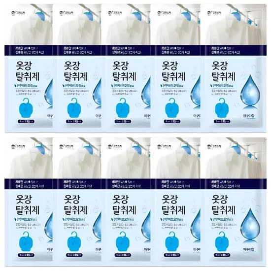 크린스타 걸이형 옷장탈취제 미모사향 4ml 20개