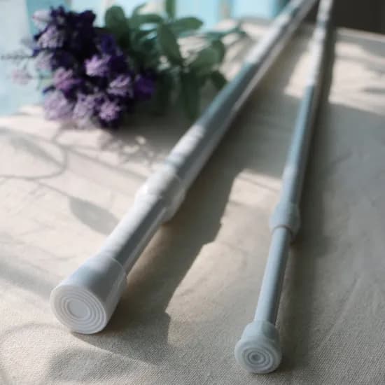 길이조절 다용도 압축봉 화이트 지름 13mm 70-120cm 1개
