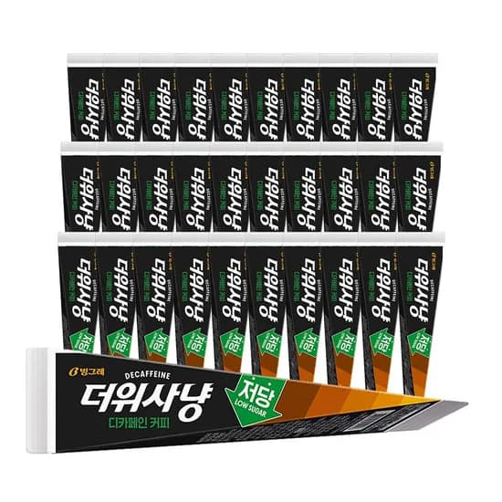 빙그레 더위사냥 저당 디카페인 커피, 140ml, 30개