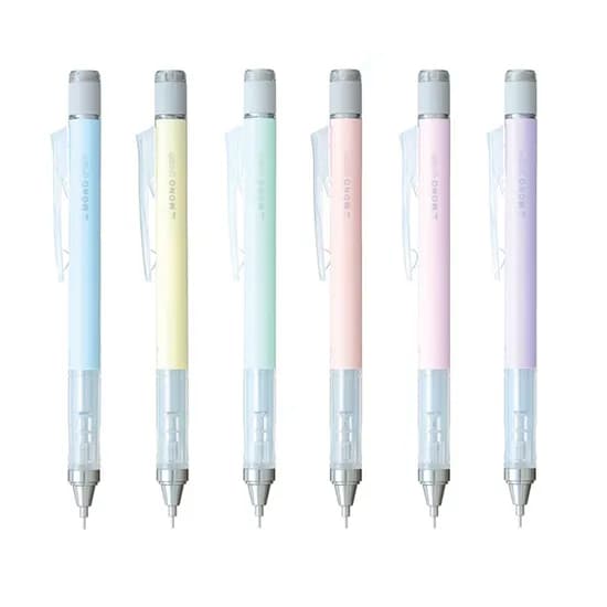 사무실필수템 2P 모노 파스텔 샤프 0.5mm 부드러운펜, 아이스블루, 2P, 0.5mm