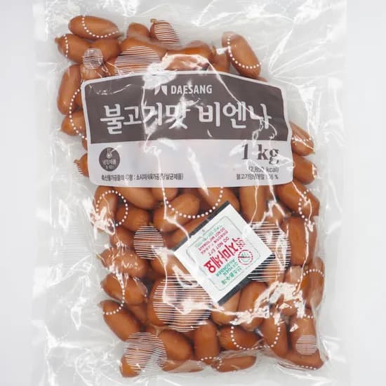 청정원 불고기맛 비엔나 소시지 1kg 1개