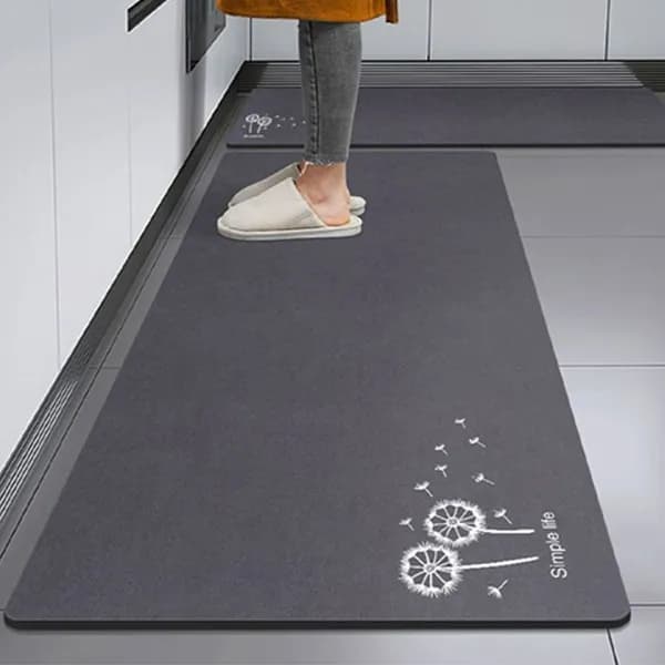 규조토 발매트 세트 데이지 40x60cm + 40x120cm 2개 1세트