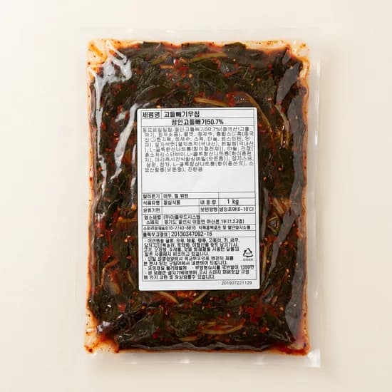 이음푸드 고들빼기무침 1kg 1개
