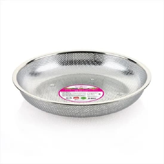 퀸센스 프리미엄 국내생산 포스코 스텐레스스틸 304 펀칭 볼바구니, 31cm, 1개