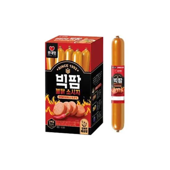 롯데햄 빅팜 불닭소시지 600g 1개