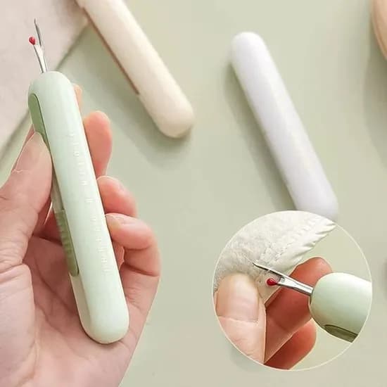 수선 바늘질 바늘꿰기 실밥커팅 KS7188-533, 화이트, 1개