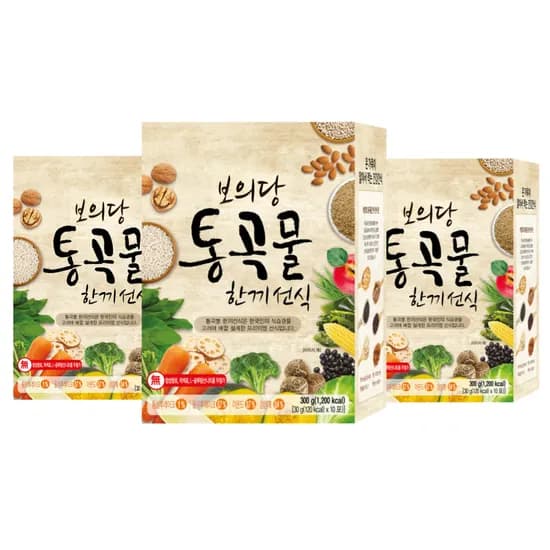 보의당 통곡물 아침대용 한끼선식, 30g, 10포, 3박스