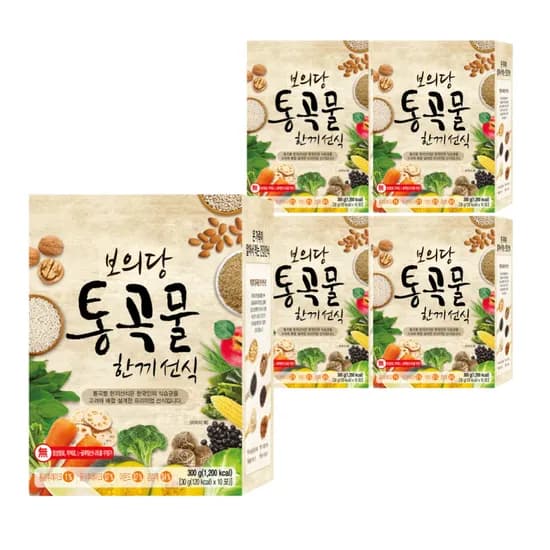 보의당 통곡물 아침대용 한끼선식, 30g, 10포, 5박스