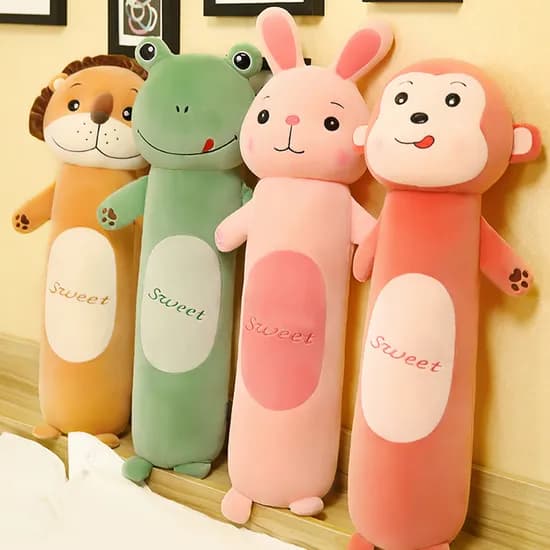 동물 바디필로우 안고자는인형 롱쿠션, 토끼,70cm