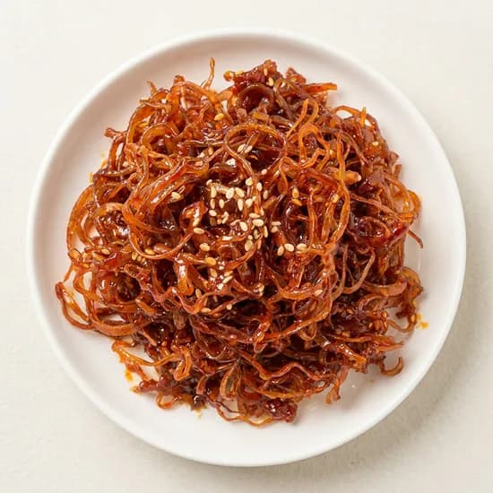 여우마을 수제반찬 밥도둑 고추장 양념 실채볶음 150g 4개