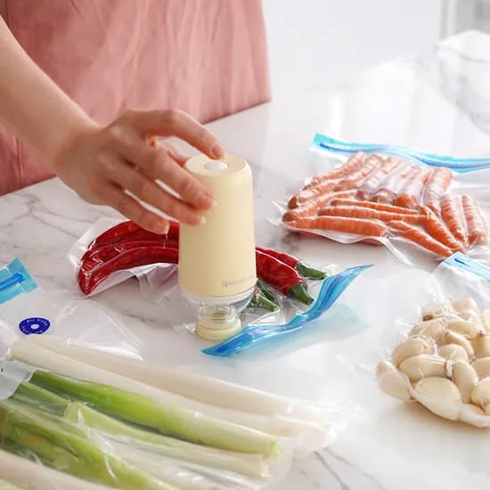 모노테일 무선 미니 진공포장기, 진공팩 10P, 1개