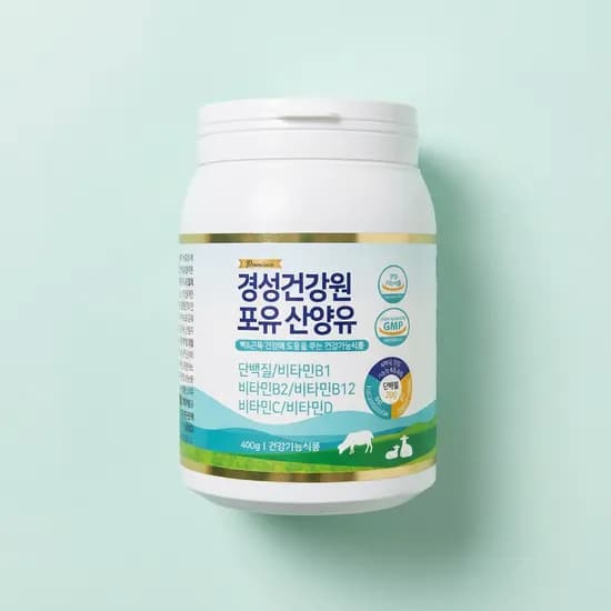경성건강원 포유 산양유 분리유청 단백질 400g 1통