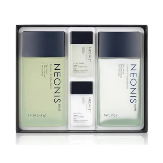 과일나라 네오니스 바이옴 남성화장품 2종 세트, 애프터 쉐이브 150ml 1개, 에멀전 150ml 1개, 애프터 쉐이브 30ml 증정, 에멀전 30ml 증정