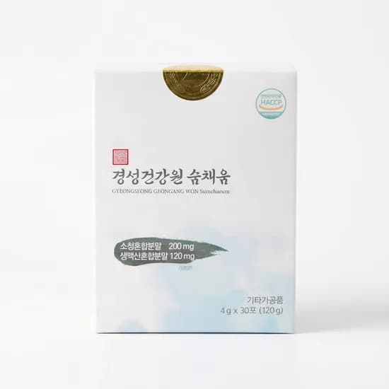 경성 숨채움 1개월분 소청혼합분말 생맥산혼합 30포 3개
