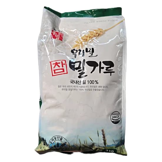 농협 우리밀 참밀가루 3kg 1개