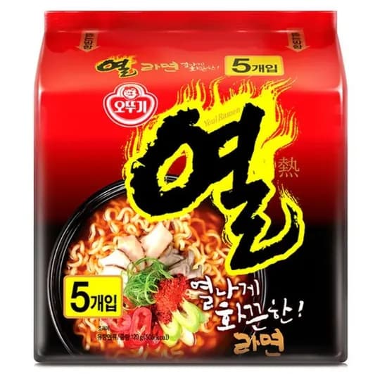 오뚜기 열라면, 120g, 20봉