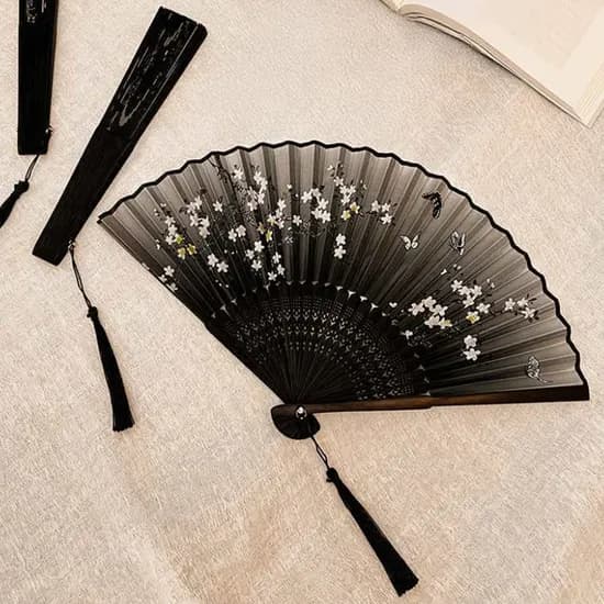 동양의 결이 느껴지는 대나무 부채, 단일, 1개