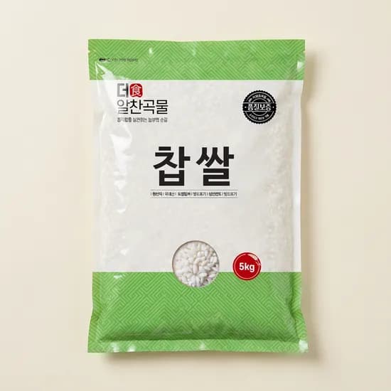 더알찬곡물 찹쌀 5kg 1개