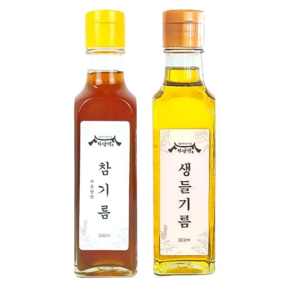 하남댁 생들기름 300ml + 참기름 300ml 11,140원