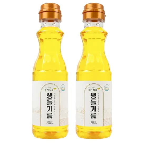저온압착 생들기름 세트 300ml 2병 13,500원