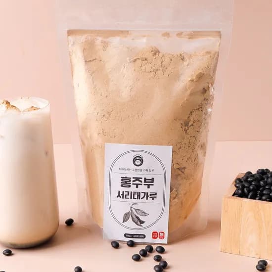 홍주부 서리태가루 500g 1개
