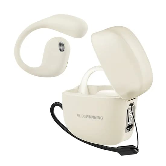 아크로 버즈러닝 오픈타입 스포츠 블루투스 이어폰 G9, 베이지, 1개