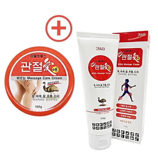 웰빙헬스 관절애 크림 통 100g 튜브 120g 1세트