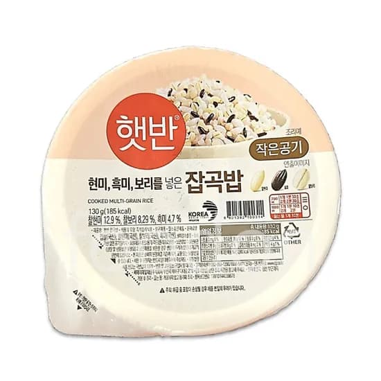 CJ제일제당 햇반 작은공기 잡곡밥 130g 72개