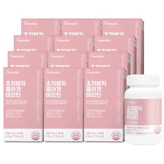 초저분자 콜라겐 비오틴 300mg 60정 12개 47,900원