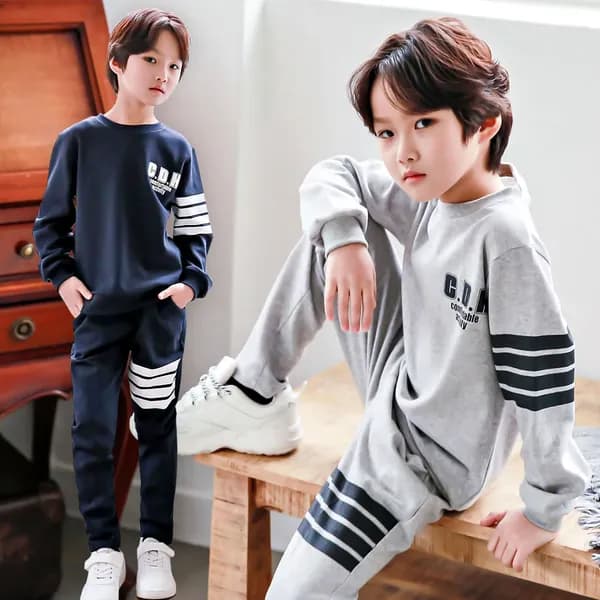 초딩하우스 남아 봄가을 상하복 네이비 15호 1개