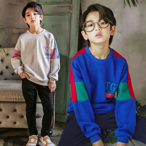 티지엔 봄가을 초등남아 상하복 블루 17호 1세트 24,900원