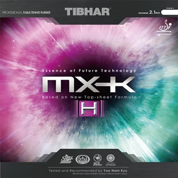 티바 에볼루션 MX-K(H) 탁구러버 검정 2.1mm 1개