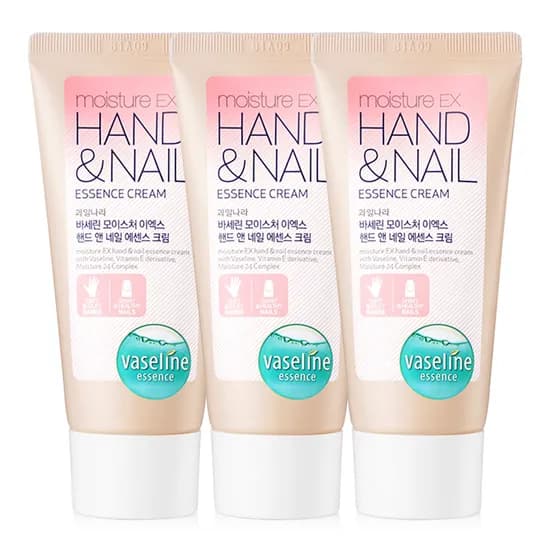 바세린 모이스처 EX 핸드앤네일 핸드크림 60ml 3개