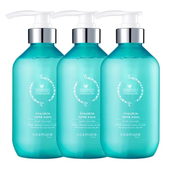 청정미인 히아루론 약산성 여성청결제 500ml 3개