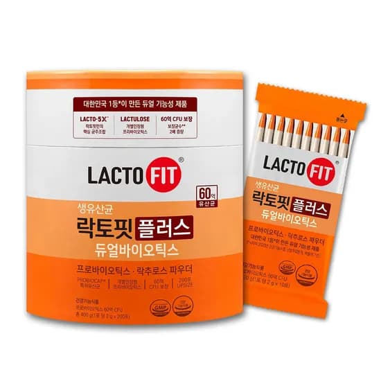 종근당 락토핏 플러스 듀얼바이오틱스, 2g, 200포, 1개